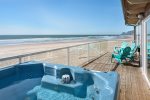 NEW PHOTO The Perfect Wave, Large Private Deck with Hot Tub